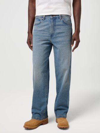 Relaxed - Wrangler Blugi Albastri LOOSE STRAIGHT Oversized Barbati