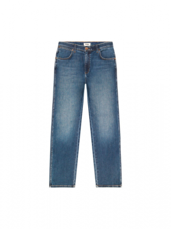 Wrangler Blugi Albastri RIVER Tapered Barbati [5]