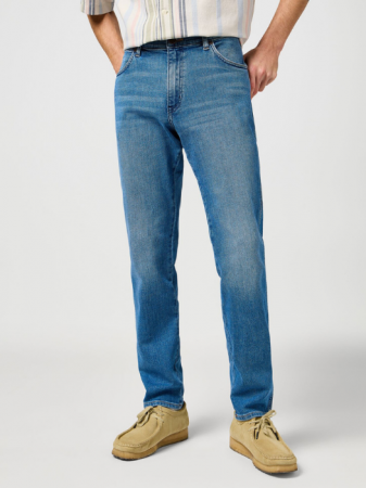 JEANS - Wrangler Blugi Albastri RIVER Tapered Barbati