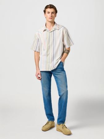 Wrangler Blugi Albastri RIVER Tapered Barbati [4]