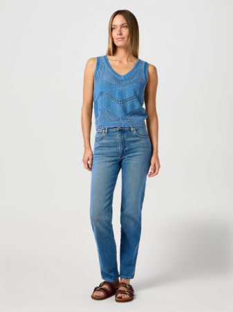 ЖЕНЩИНЫ - Wrangler Женские Джинсы Синие SUNSET Straight