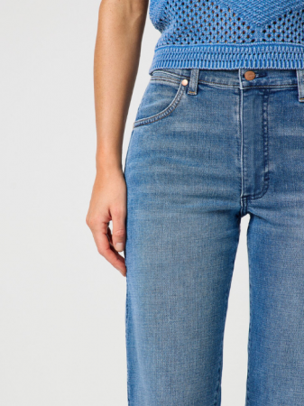 ЖЕНЩИНЫ - Wrangler Женские Джинсы Синие SUNSET Straight