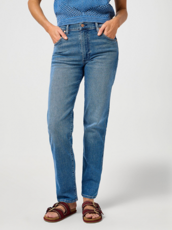 ЖЕНЩИНЫ - Wrangler Женские Джинсы Синие SUNSET Straight