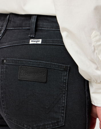 Slim - Wrangler Blugi Slim Black Femei
