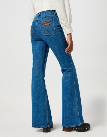 ЖЕНЩИНЫ - Wrangler Женские Джинсы Синие Flare