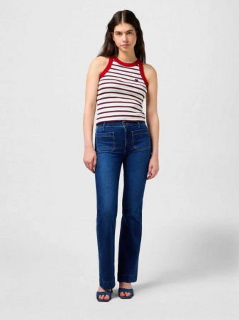 Bootcut - Wrangler Женские Джинсы Синие FLARE Flare