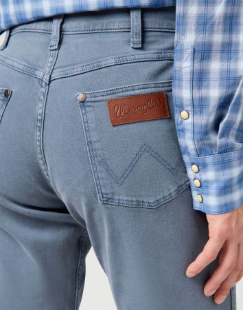 МУЖЧИНЫ - Wrangler Мужские Джинсы Синие Regular Straight