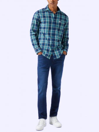 BARBATI - Wrangler Blugi Slim Tapered Blue Barbati
