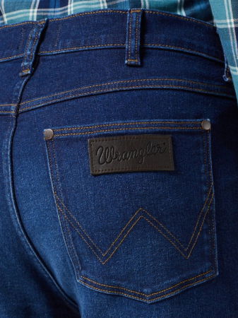 Wrangler Мужские Джинсы Синие Slim Tapered [4]