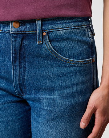 ЖЕНЩИНЫ - Wrangler Женские Джинсы Синие Straight