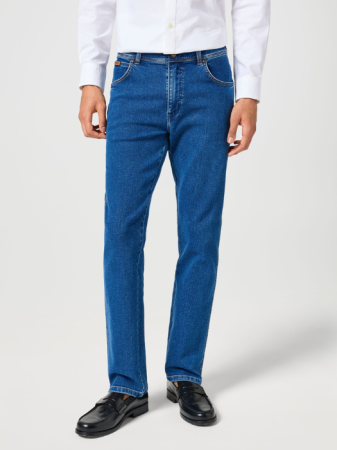 Straight - Wrangler Джинсы Blue TEXAS Authentic Straight