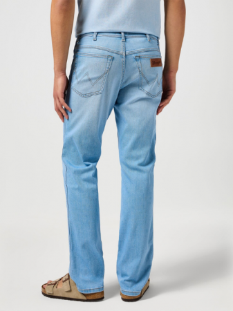 JEANS - Wrangler Blugi Albastri Deschisi TEXAS Authentic Straight Barbati