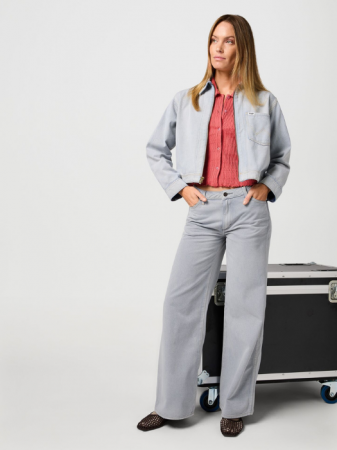 Wrangler Женские Джинсы Светло-Серые WORLD WIDE Wide Leg [5]