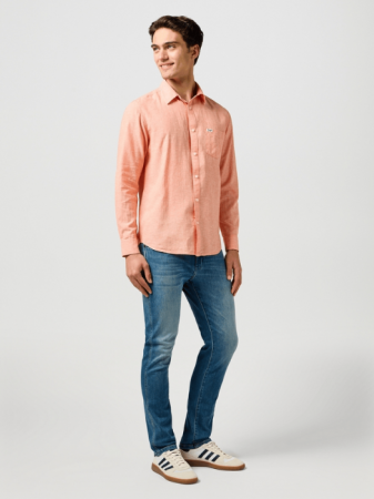 JEANS - Wrangler Blugi Albastri LARSTON Slim Tapered Barbati