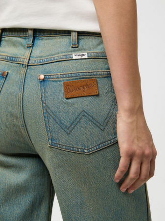 Loose - Wrangler Blugi Albastri Deschisi LOOSE STRAIGHT Loose Femei