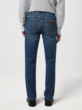 Regular - Wrangler Blugi Albastri GREENSBORO Regular Straight Barbati