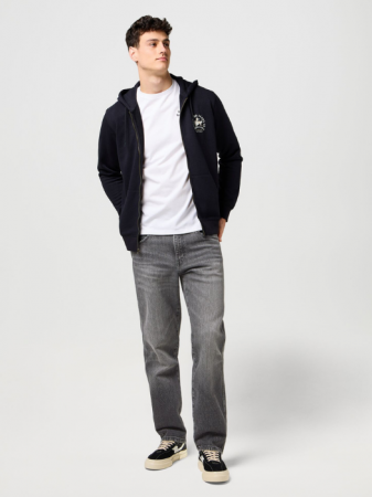 JEANS - Wrangler Blugi Gri Deschis FRONTIER Relaxed Straight Barbati