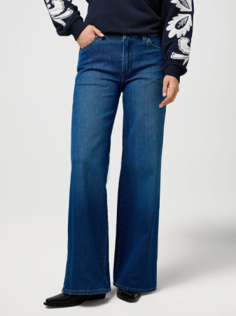 ЖЕНЩИНЫ - Wrangler Джинсы Mid Stone WORLD WIDE Wide Leg