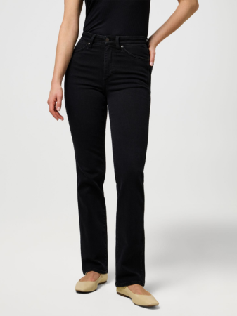 Straight - Wrangler Blugi Negri STRAIGHT Straight Femei