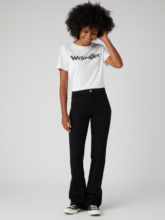 FEMEI - Wrangler Blugi Negri FLARE Flare Femei
