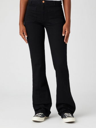 FEMEI - Wrangler Blugi Negri FLARE Flare Femei