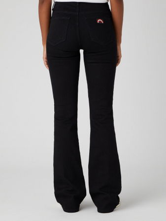 FEMEI - Wrangler Blugi Negri FLARE Flare Femei