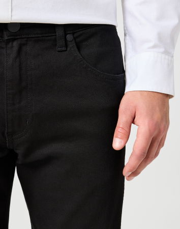 Wrangler Blugi Negri GREENSBORO Regular Straight Barbati [3]