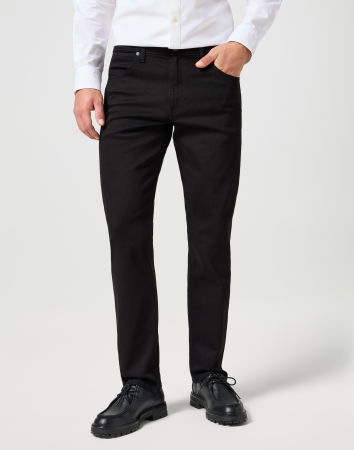 BARBATI - Wrangler Blugi Negri GREENSBORO Regular Straight Barbati