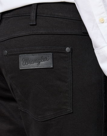 Wrangler Blugi Negri GREENSBORO Regular Straight Barbati [4]