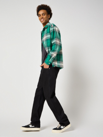 Slim - Wrangler Мужские Джинсы Чёрные LARSTON Slim Tapered