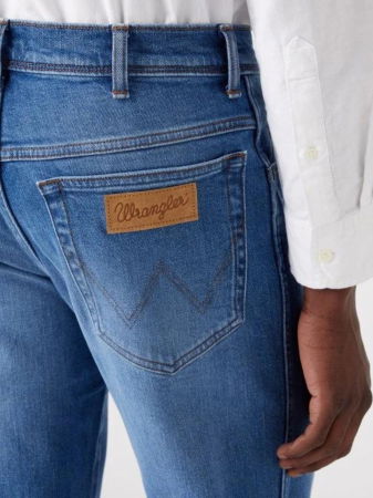 JEANS - Wrangler Blugi Albastri TEXAS Authentic Straight Barbati