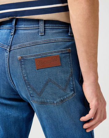 Wrangler Мужские Джинсы Синие RIVER Tapered [3]