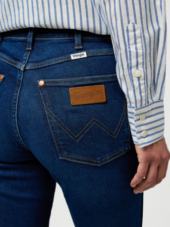 Straight - Wrangler Blugi Navy STRAIGHT Straight Femei