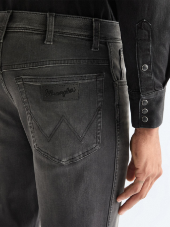 ДЖИНСЫ - Wrangler Мужские Джинсы Тёмные Серые TEXAS Authentic Straight