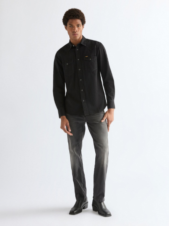 ДЖИНСЫ - Wrangler Мужские Джинсы Тёмные Серые TEXAS Authentic Straight