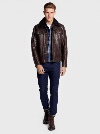 BARBATI - Wrangler Blugi Slim Tapered Raven Barbati