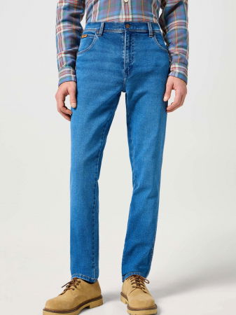 JEANS - Wrangler Blugi Slim Ridge Wash Barbati