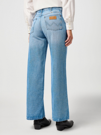 ЖЕНЩИНЫ - Wrangler Женские Джинсы Темно-Синие WORLD WIDE Wide Leg
