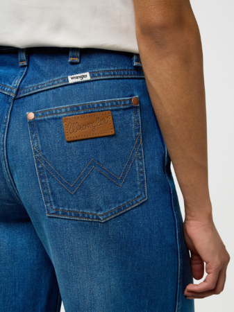 Loose - Wrangler Blugi Albastri CUFFED TROUSER Loose Femei