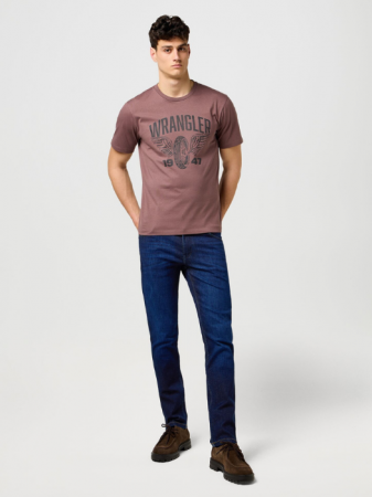 Regular - Wrangler Blugi Albastri GREENSBORO Regular Straight Barbati