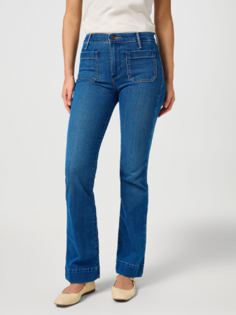 ЖЕНЩИНЫ - Wrangler Женские Джинсы Синие FLARE Flare
