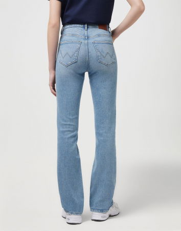 Bootcut - Wrangler Blugi Albastri Deschisi BOOTCUT Bootcut Femei