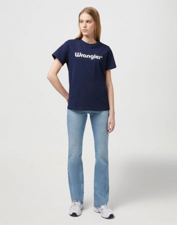 Bootcut - Wrangler Blugi Albastri Deschisi BOOTCUT Bootcut Femei