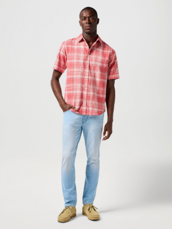 BARBATI - Wrangler Blugi Albastri Deschisi LARSTON Slim Tapered Barbati