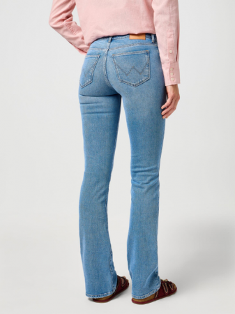 ЖЕНЩИНЫ - Wrangler Женские Джинсы Светло-Синие BOOTCUT Bootcut