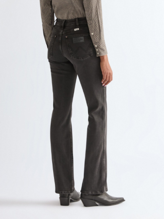 JEANS - Wrangler Blugi Gri Inchis BOOTCUT Bootcut Femei