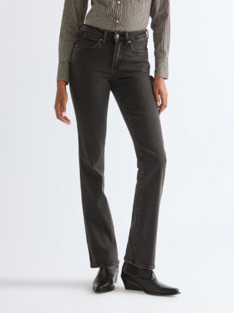 JEANS - Wrangler Blugi Gri Inchis BOOTCUT Bootcut Femei