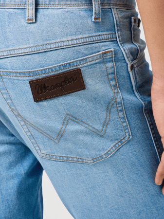Wrangler Blugi Albastri Deschisi TEXAS Authentic Slim Barbati [3]