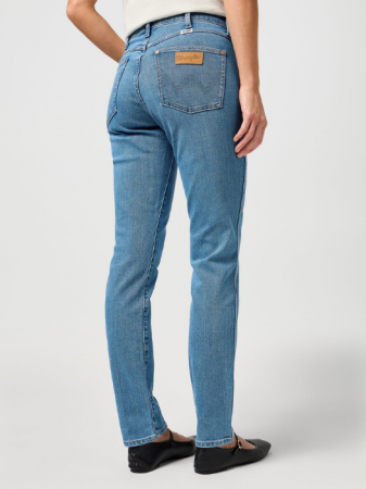 Wrangler Blugi Albastri Deschisi PIPER Slim Femei [2]