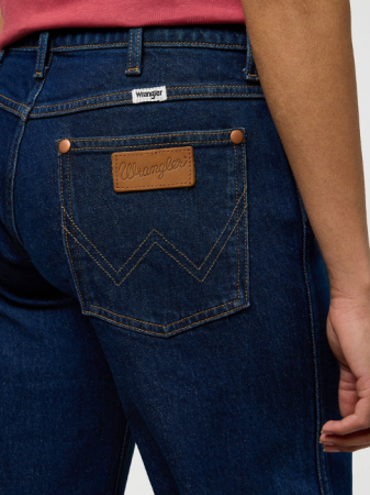 Wide Leg - Wrangler Blugi Albastri WORLD WIDE Wide Leg Femei